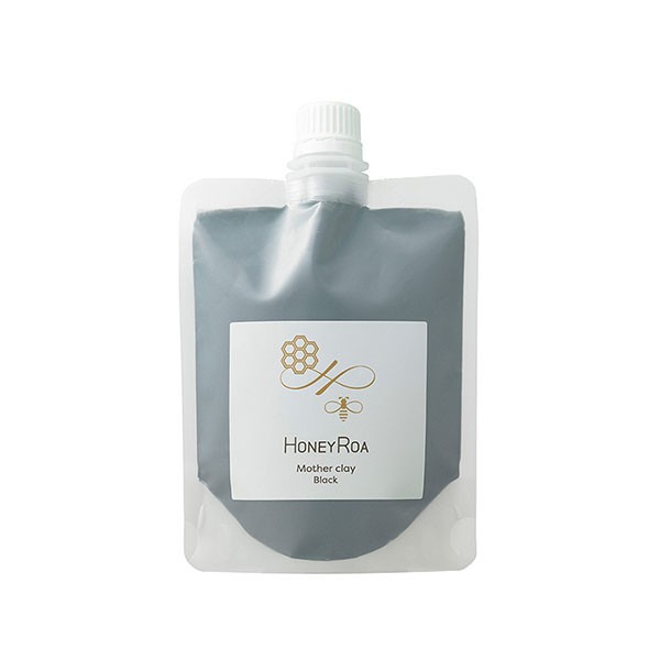 Honey Roa Mother Clay Black 240g Honey Roa粘土面膜 来自海洋和大地的恩惠240g 蜂蜜原材料 T区护理专用泥膜