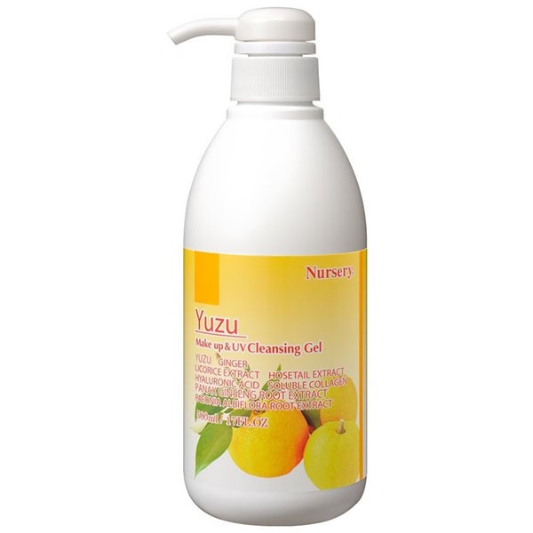 Nersery W Cleansing Gel Yuzu柚子卸妆啫喱180ml/500ml 清爽卸妆