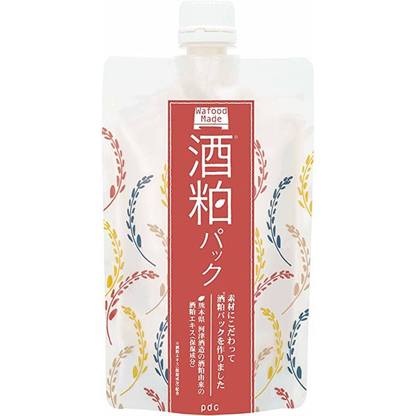 PDC WaFood Made Sake Kasu Pack 170g Japanes Wine face brightening mask 170g 酒粕面膜涂抹式美白补水迅速提亮